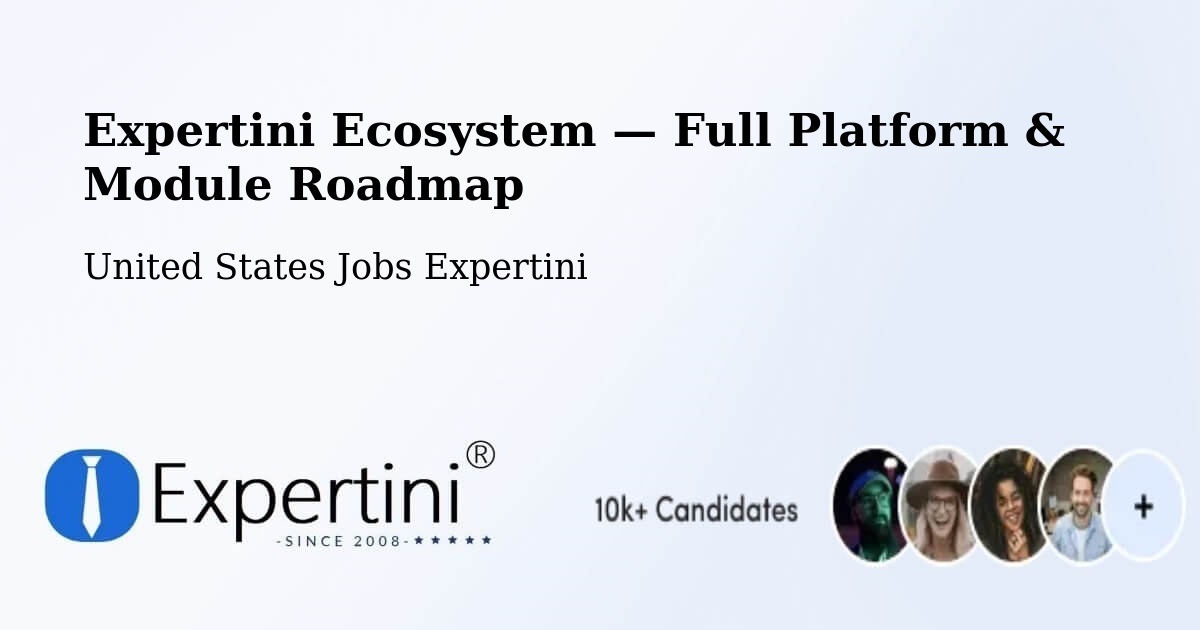 Expertini Ecosystem — Full Platform & Module Roadmap – Dothan